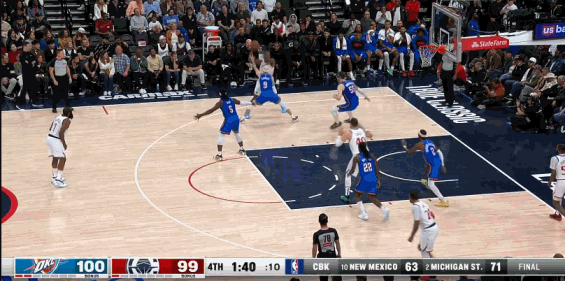 雷霆VS快船裁判报告：亚历山大对祖巴茨打手犯规 后者应获两罚